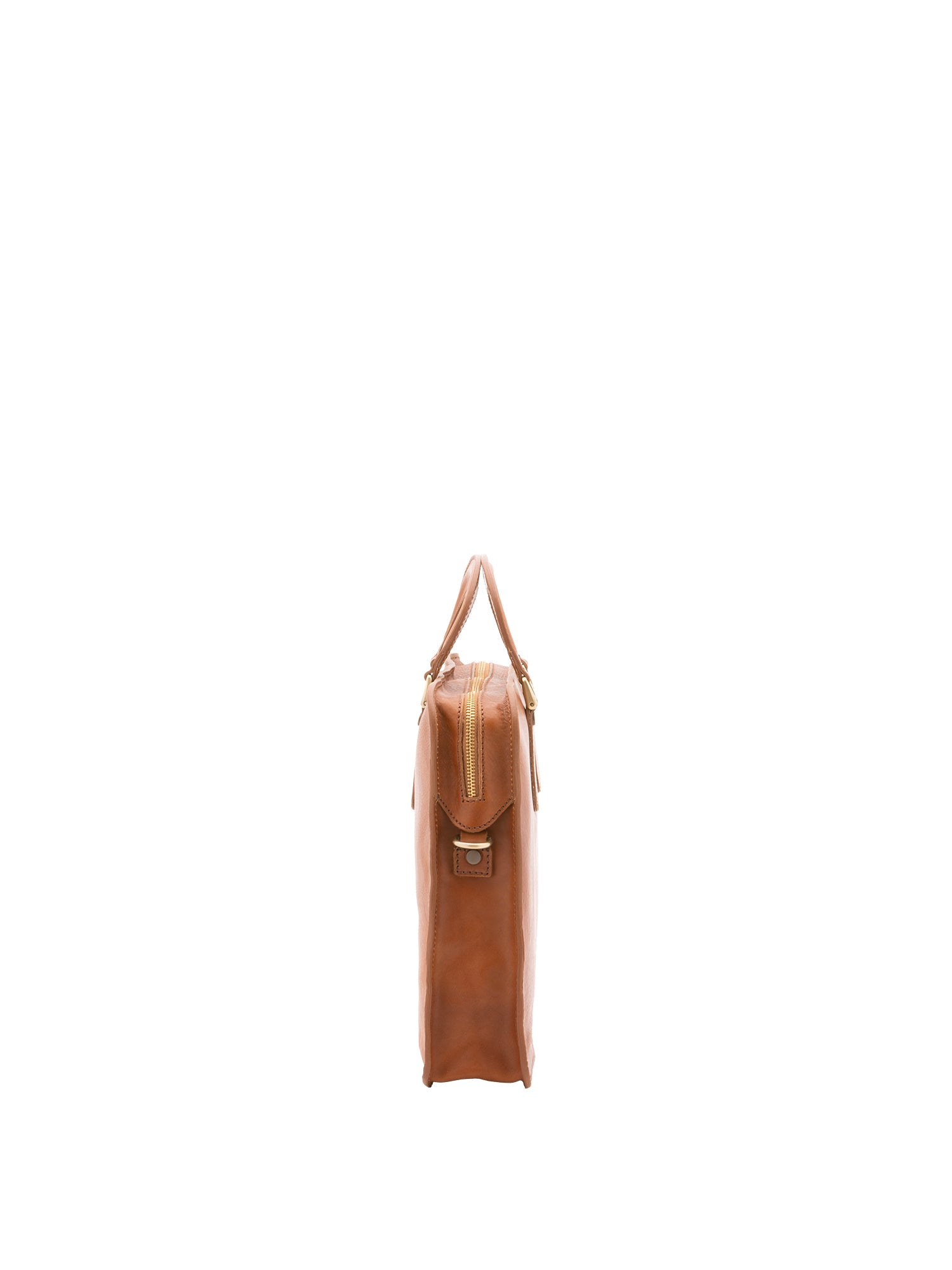 Unisex Handbag In Genuine Leather Made in Italy 40x30x8 cm