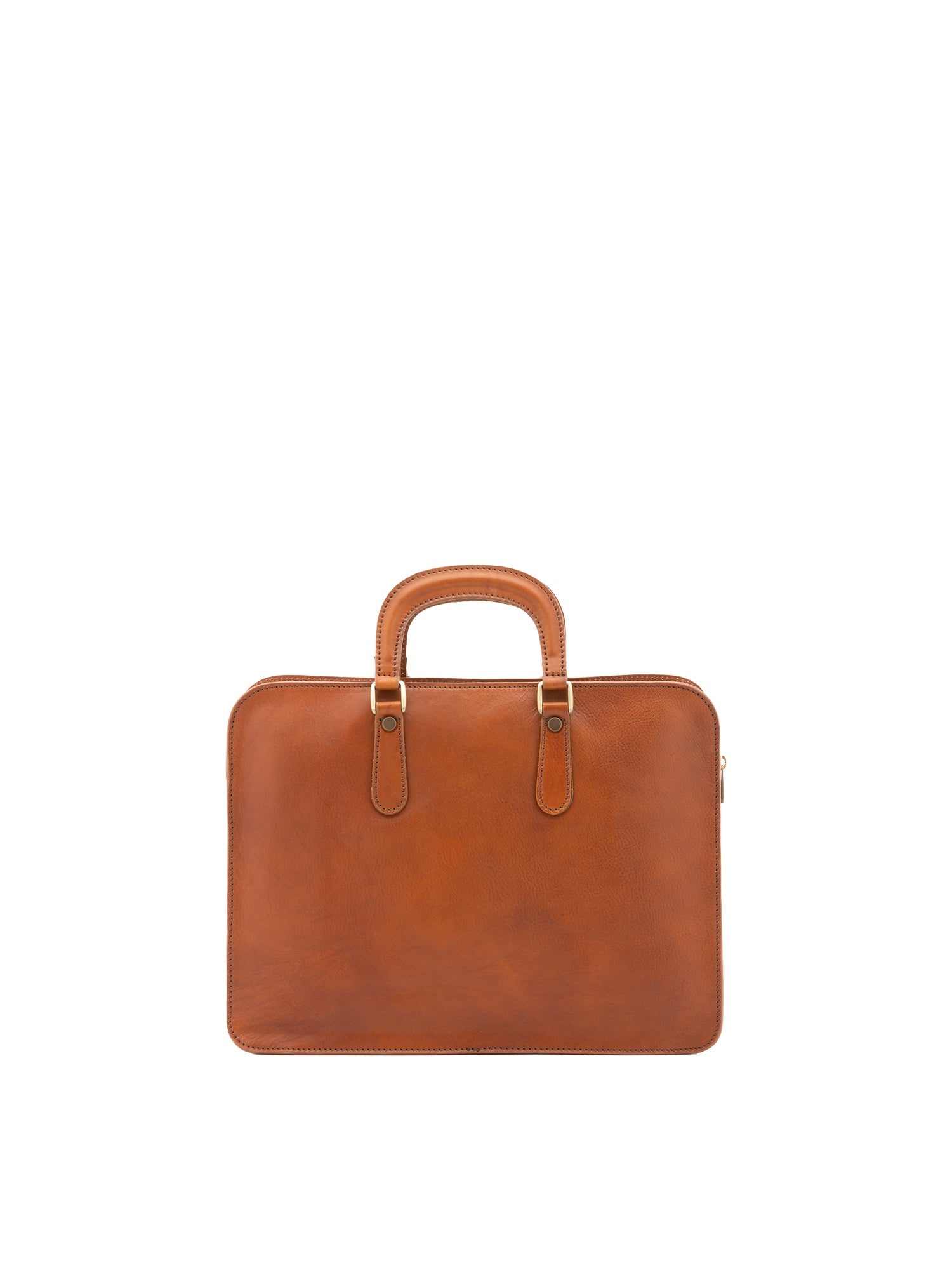 Unisex Handbag In Genuine Leather Made in Italy 40x30x8 cm