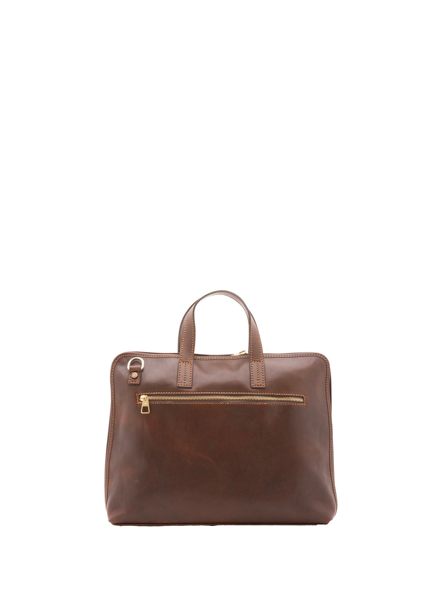 Unisex Handbag In Genuine Leather Made in Italy 40x30x5 cm