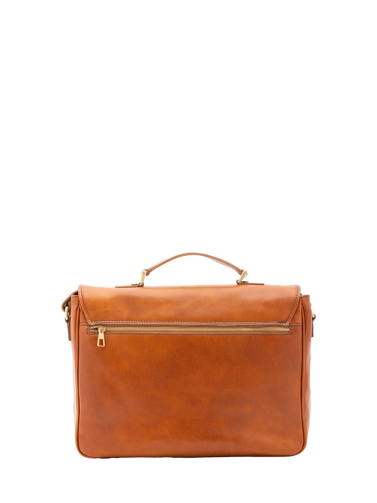 Unisex Handbag In Genuine Leather Made in Italy 40x30x9 cm