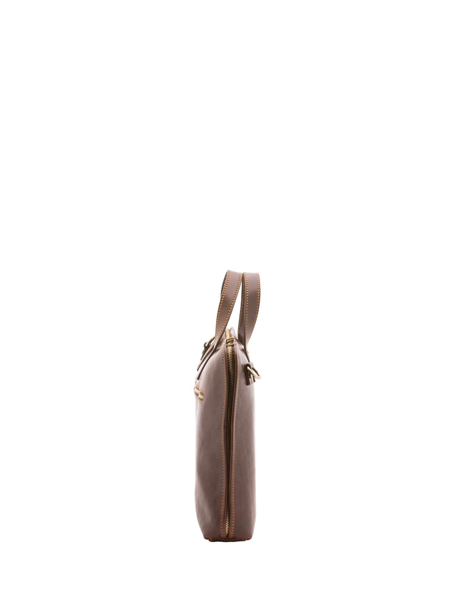 Unisex Handbag In Genuine Leather Made in Italy 40x30x5 cm